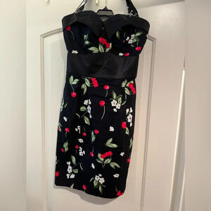 Grace Karin Retro cherry dress women’s size 6 NWOT